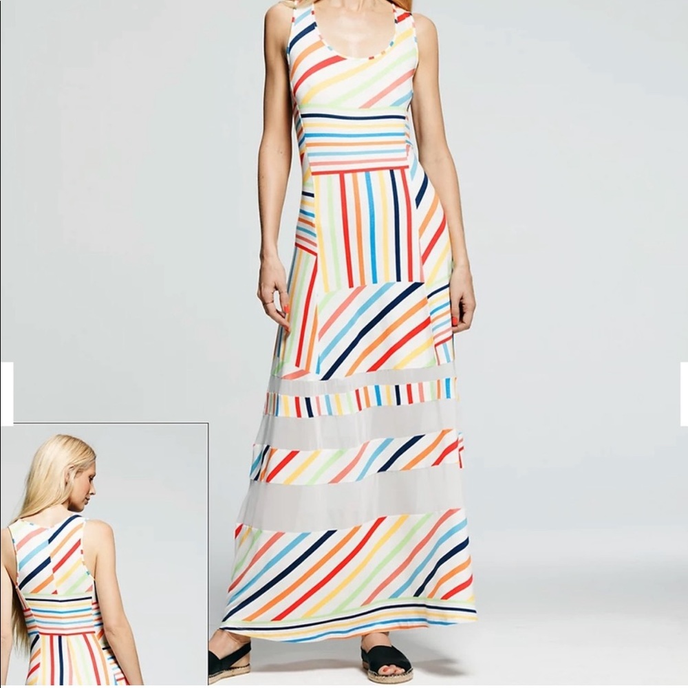 Peter Som Colorful Maxi Dress